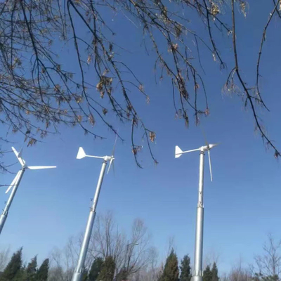 하이브리드 풍력 타빈 발전기 시스템 100KW 380V 글라스파이버 블레이드 11m/s