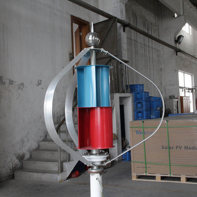 저소음 큐 풍력 발전용 터빈 220V 10KW 알루미늄 합금 블레이드 복수색
