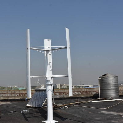 주택 20 kw 30 kw를 위한 알루미늄 합금 Ｈ 수직 바람 터빈 1 kw 2 kw 5 kw 10 kw 수직축 풍력 터빈