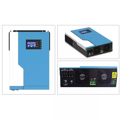 MPPT 100 Amp 하이브리드 태양 인버터 5.5KW 24V 48V 온 - 오프식이 그리드 하이브리드 인버터