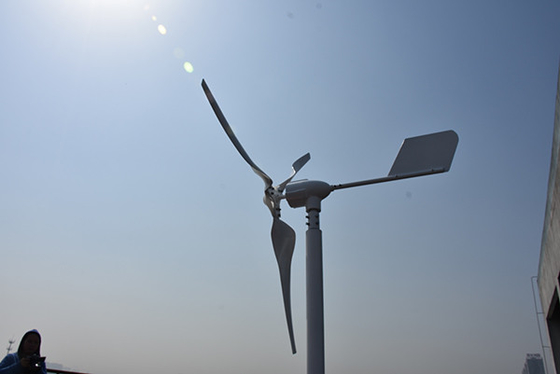 재생 에너지 작은 수평 바람 터빈 24Volt 800W 1kW 수평축 풍력 터어빈