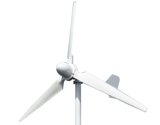 유리 섬유상 날 수평 바람 터빈 5KW 96V 220V 수평 바람 발전기