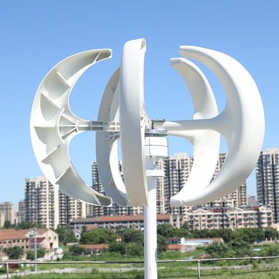 Ｒ 형태 대체 에너지 풍력 발전용 터빈 200W 수직 바람 터빈 장비 12V 24V IP54